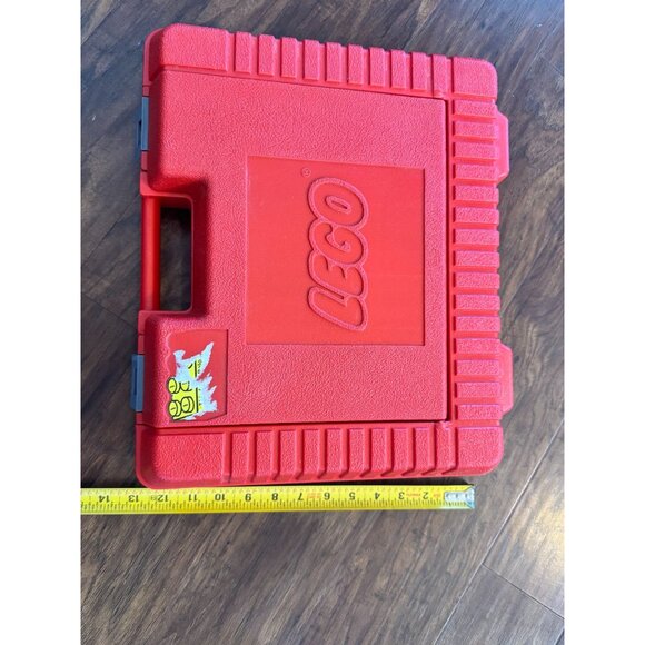 Lego Red Carrying Case With Secure Clasps & Handle For Storage Or Transport Of L - Picture 4 of 11